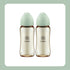 Simba | Allongé PPSU Wide Neck Anti-Colic Feeding Bottle 270ml -Succa【Green】All Ages (Cross Hole M) Simba