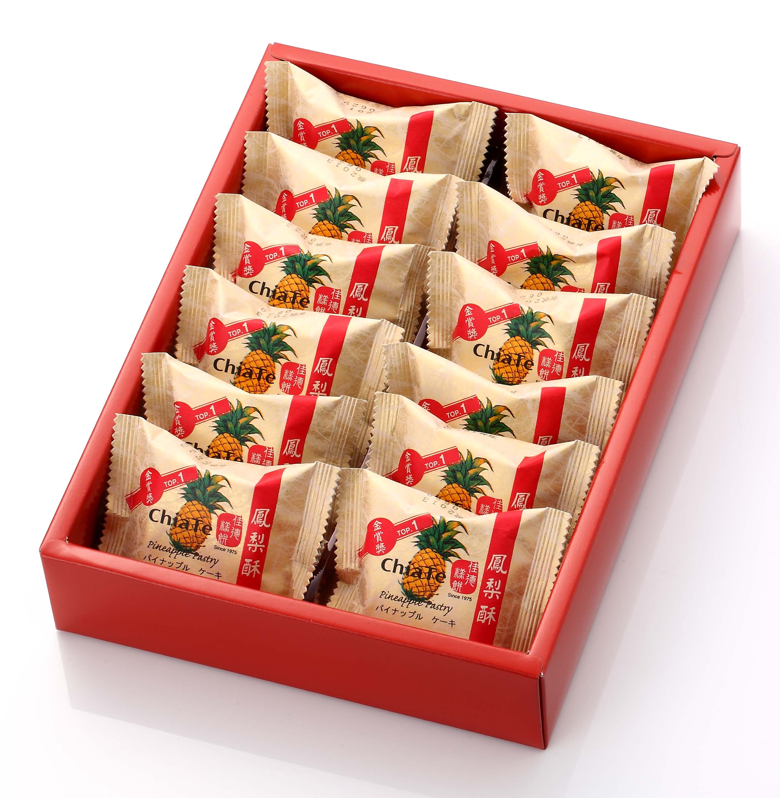 ChiaTe Original Pineapple Pastry Gift Box 12pcs | Mid-Autumn Festival