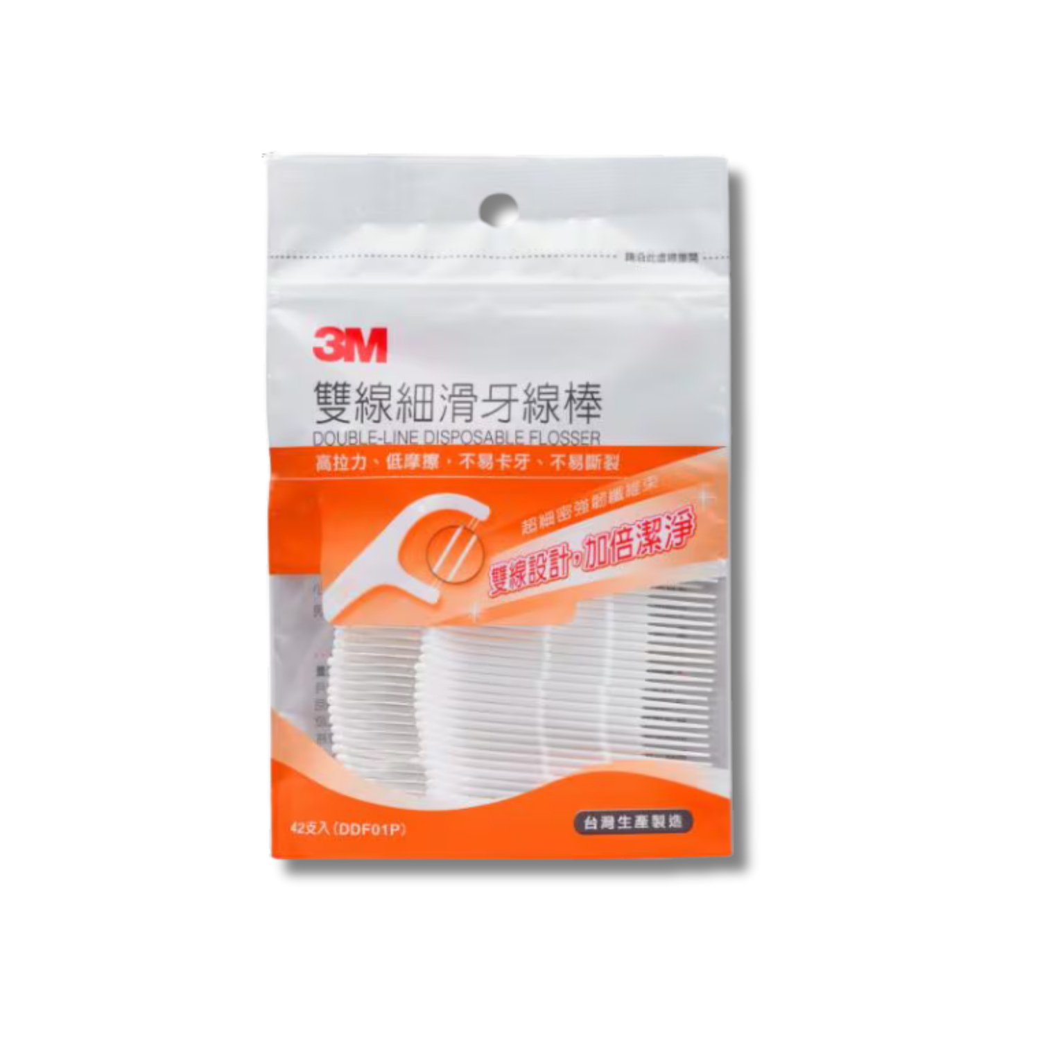 3M 雙線牙線棒 1000支／盒