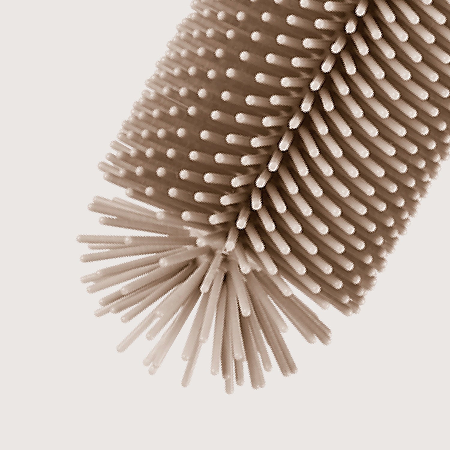 Simba | Ultra-Soft Platinum Silicone Rotating Bottle Brush-Seed【Beige】