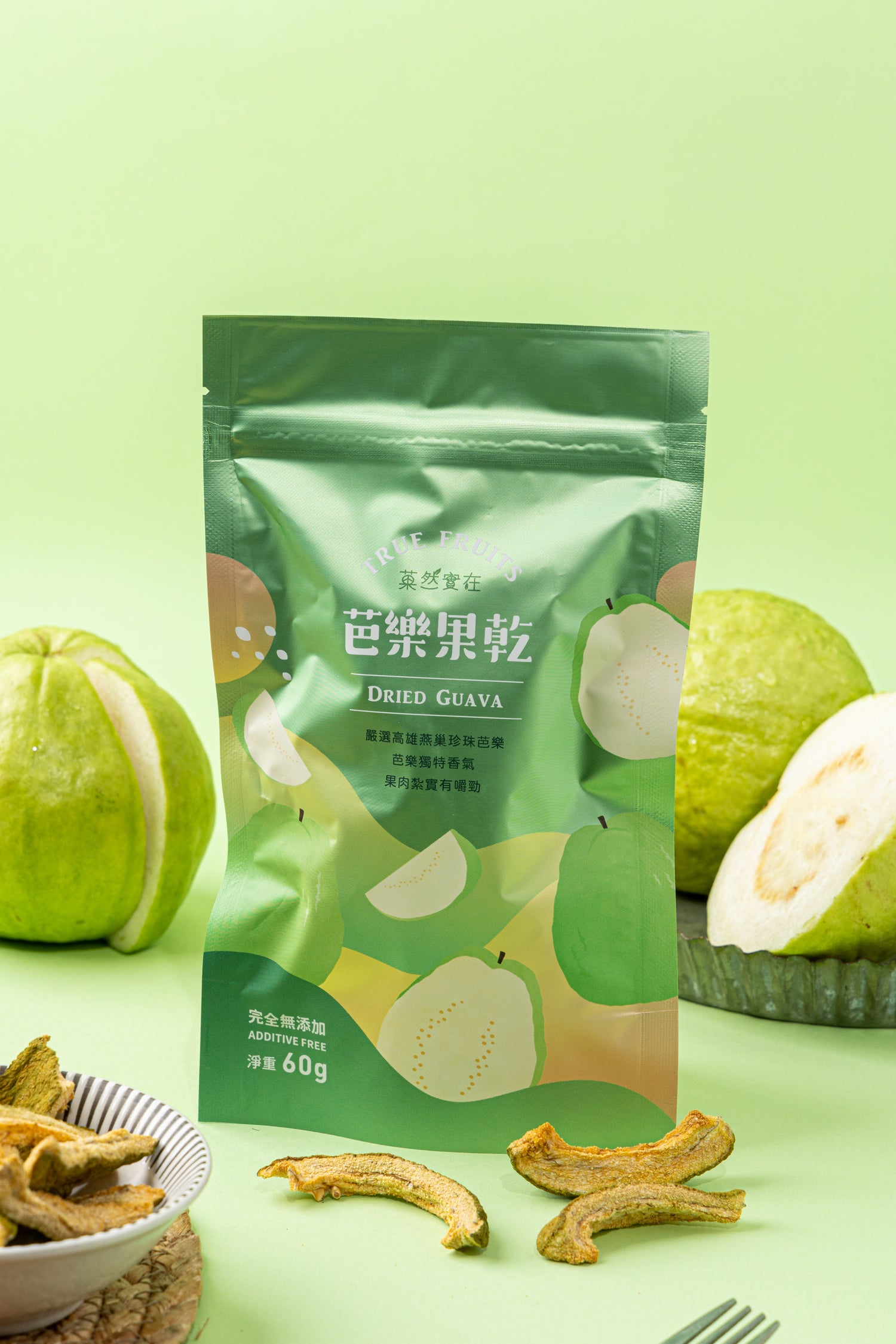 菓然實在【芭樂果乾 Dried Guava Fruit 】 無糖 天然無添加 60g