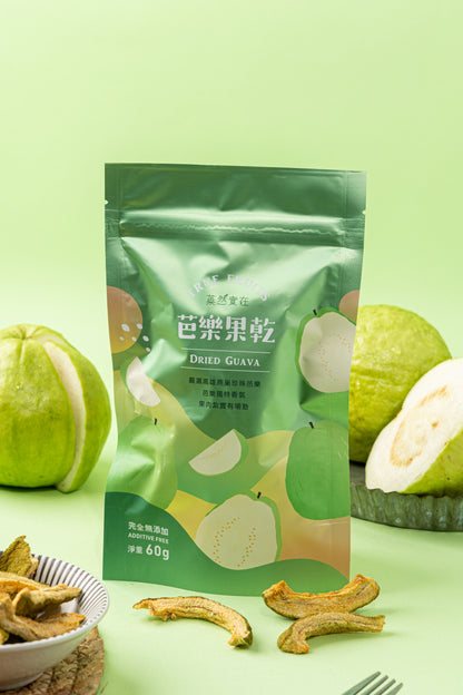 菓然實在【芭樂果乾 Dried Guava Fruit 】 無糖 天然無添加 60g