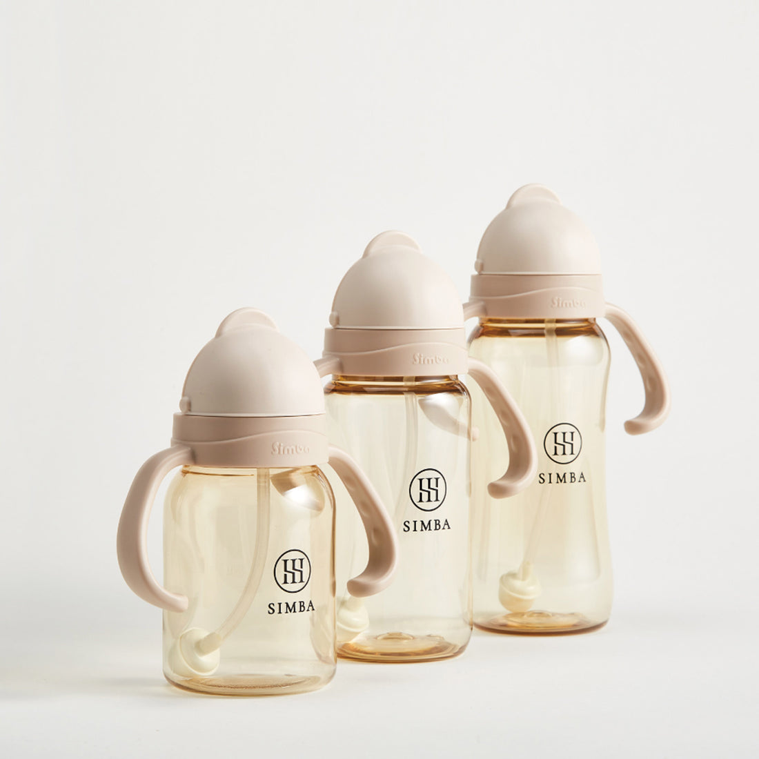 ⑦ Allongé Wide Neck Anti-Leak Straw &amp; Handle Set -Nook【Beige】