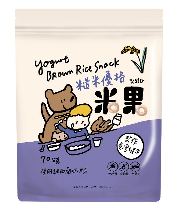 Brown Rice Snack – Yogurt Flavour (12M+) | 70g