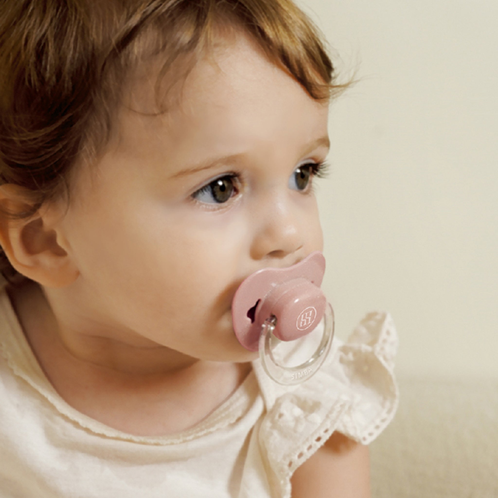 Simba | allongé Hush Ultra Soft Pacifier -Blush【Pink】Newborn