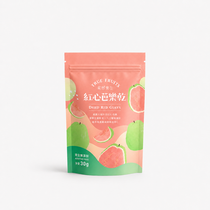 菓然實在 【紅心芭樂果乾】30g (天然無添加)
