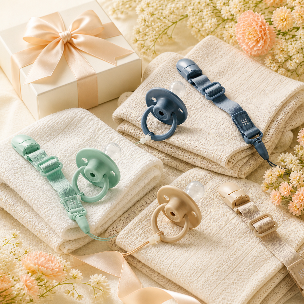 【Mother’s Day Offer】Simba Twisty Round Pacifier Gift Set【All Ages】+ Free Matching Pacifier Clip