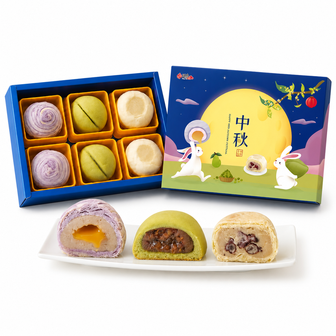 Duen Tai Moon Rabbit Mid-Autumn Pastry Gift Box (6pcs)