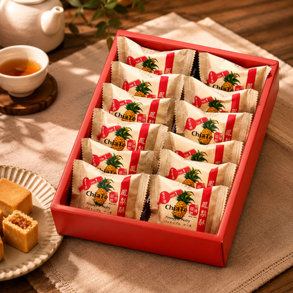 ChiaTe Original Pineapple Pastry Gift Box 12pcs | Mid-Autumn Festival