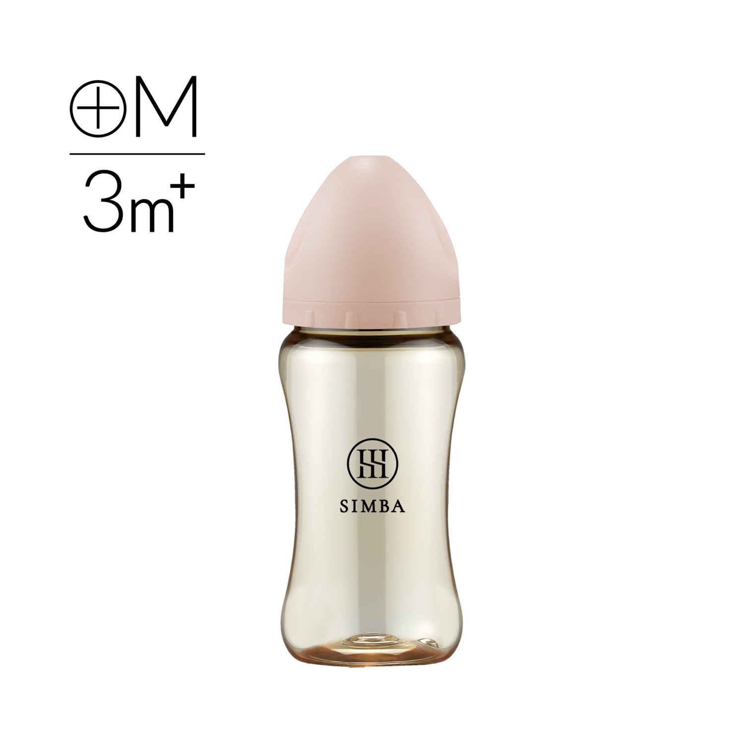 Simba Allongé PPSU Wide Neck Anti-Colic Feeding Bottle 270ml【3–6 months | M-size Cross-Cut Teat】