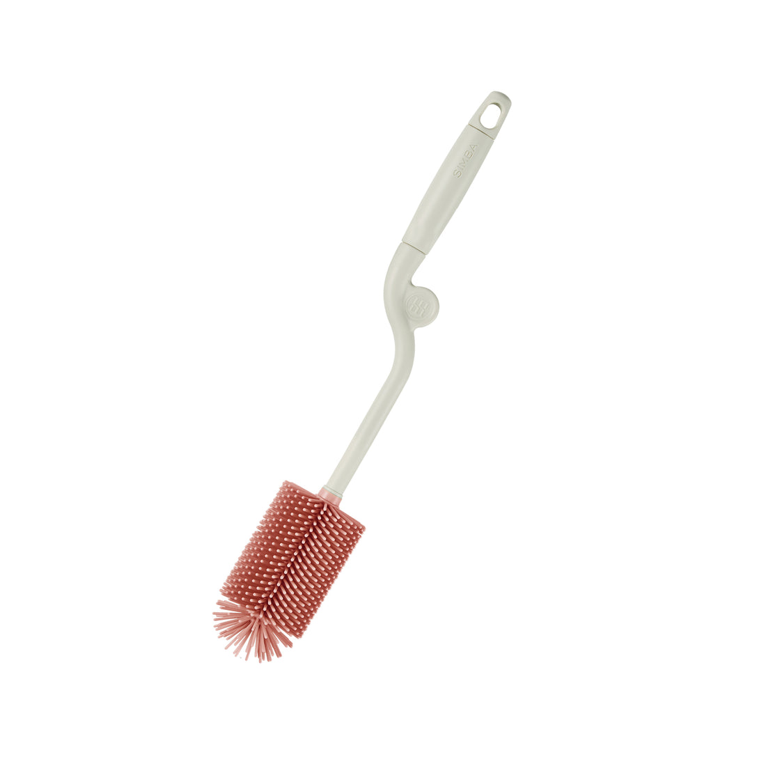 Simba | Ultra-Soft Platinum Silicone Rotating Bottle Brush-Bud【Red】