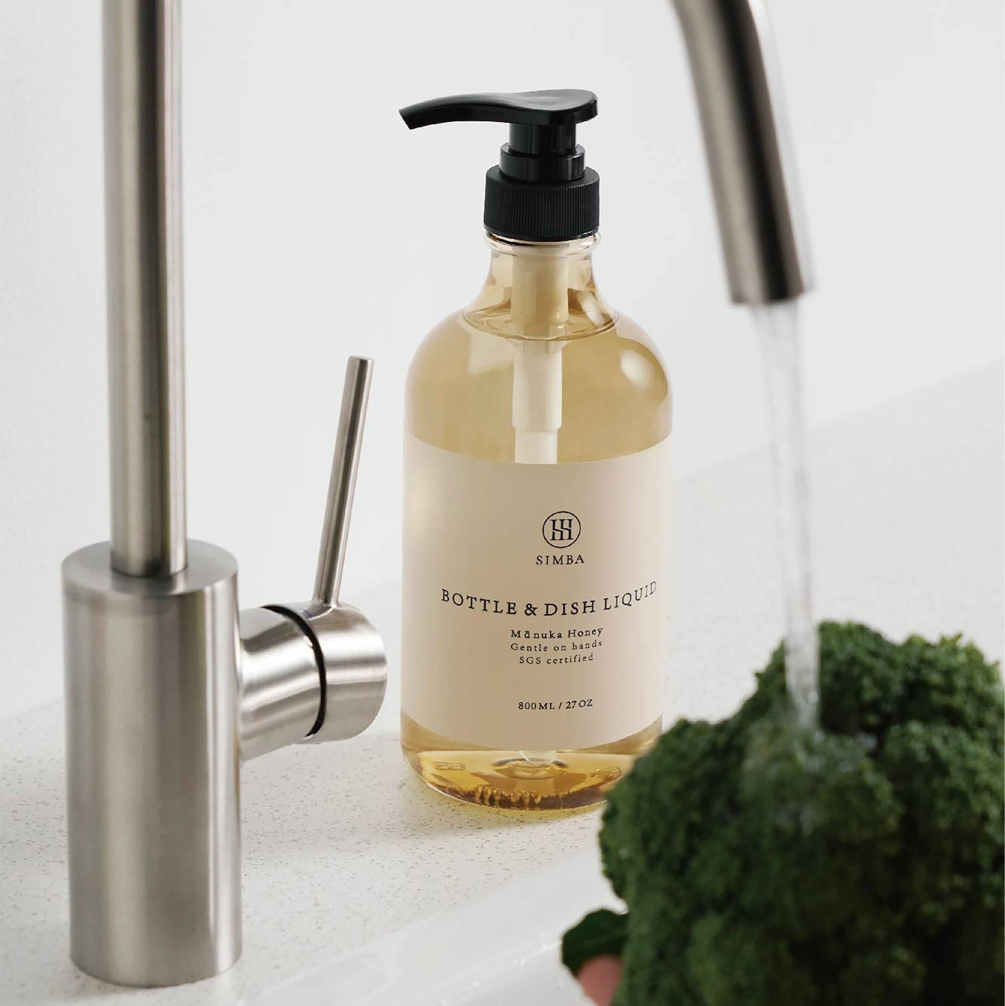 Simba High-Performance Enzyme Bottle &amp; Vegetable Cleaner 800ml