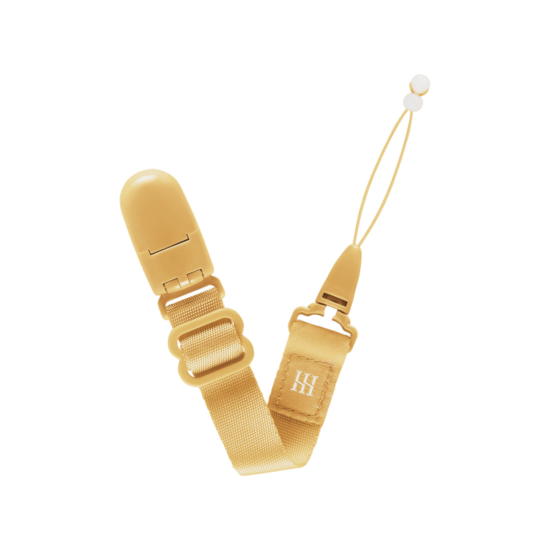 Simba | Allongé Glow-in-the-Dark Pacifier Clip -【Honey Mustard】