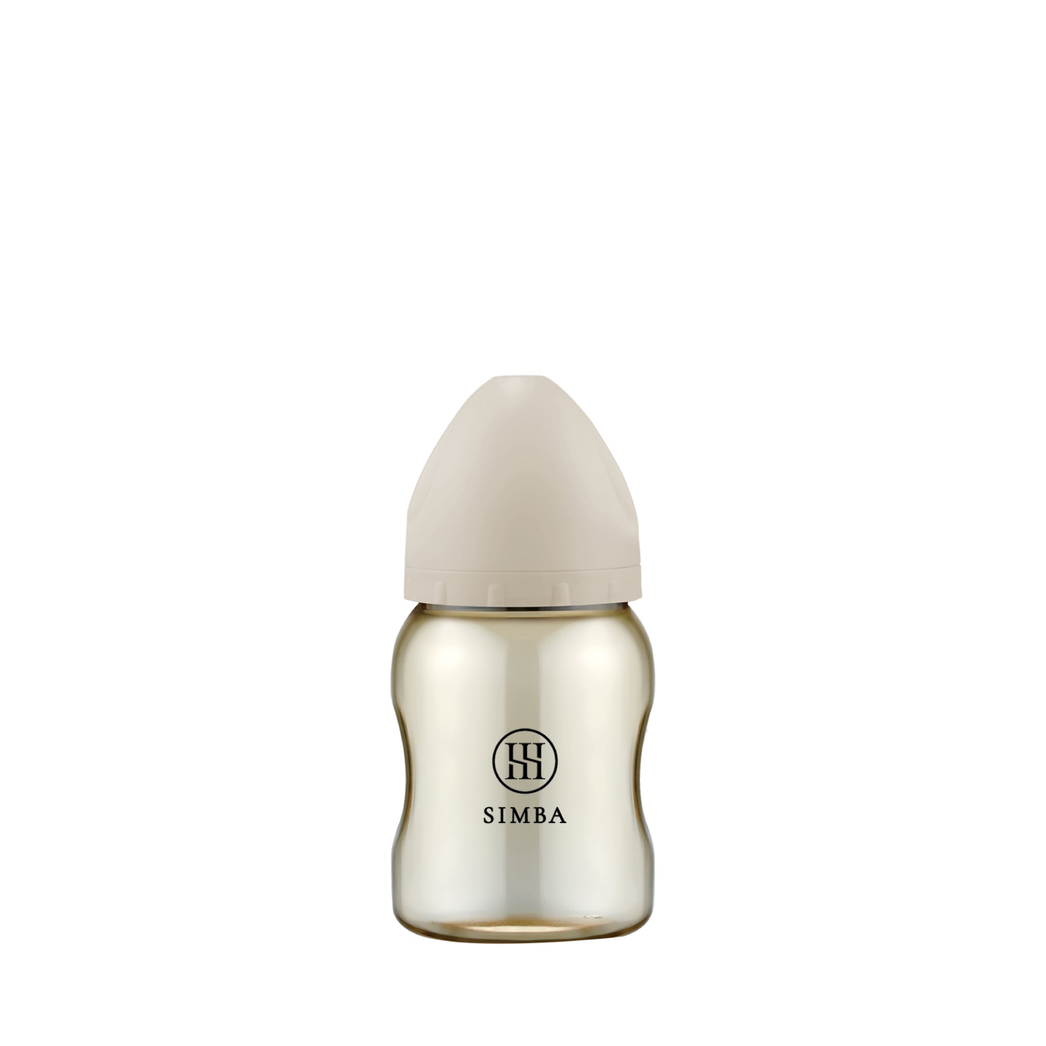 小獅王辛巴｜蘊蜜鉑金PPSU寬口防脹氣奶瓶 200ml－【奶茶色】新生兒適用（圓孔SS）超慢流量
