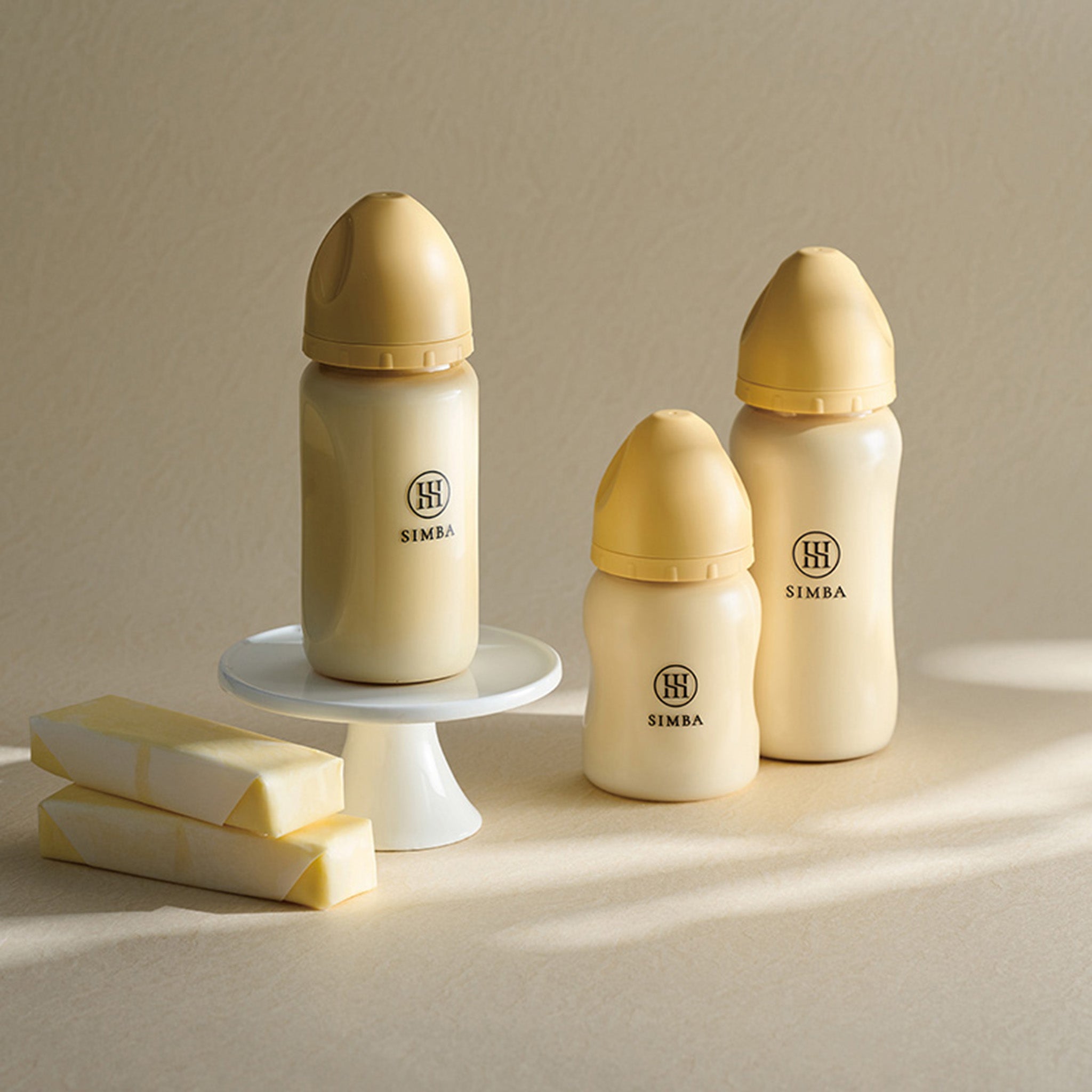 【NEW ARRIVALS】Simba | Allongé PPSU Wide Neck Anti-Colic Feeding Bottle 200ml -【Soleil】Newborn (Round Hole SS)