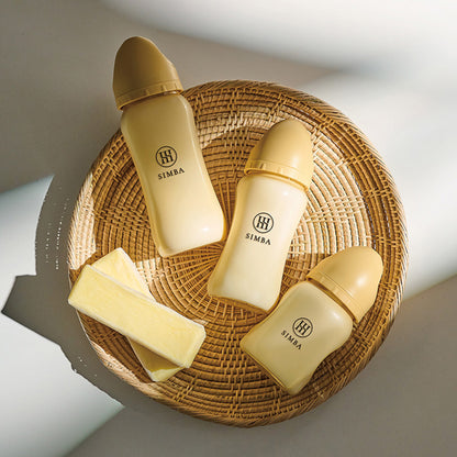 【NEW ARRIVALS】Simba | Allongé PPSU Wide Neck Anti-Colic Feeding Bottle 200ml -【Soleil】Newborn (Round Hole SS)