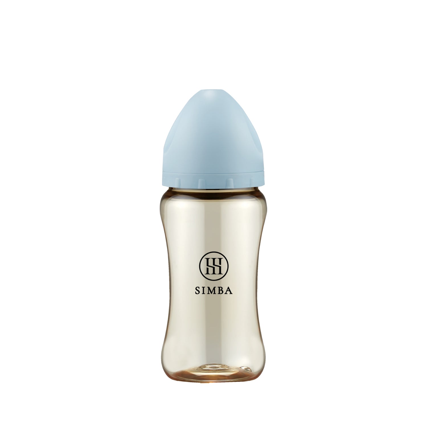 小獅王辛巴｜蘊蜜鉑金PPSU寬口防脹氣奶瓶 270ml－【晨藍】全齡適用（十字孔M）
