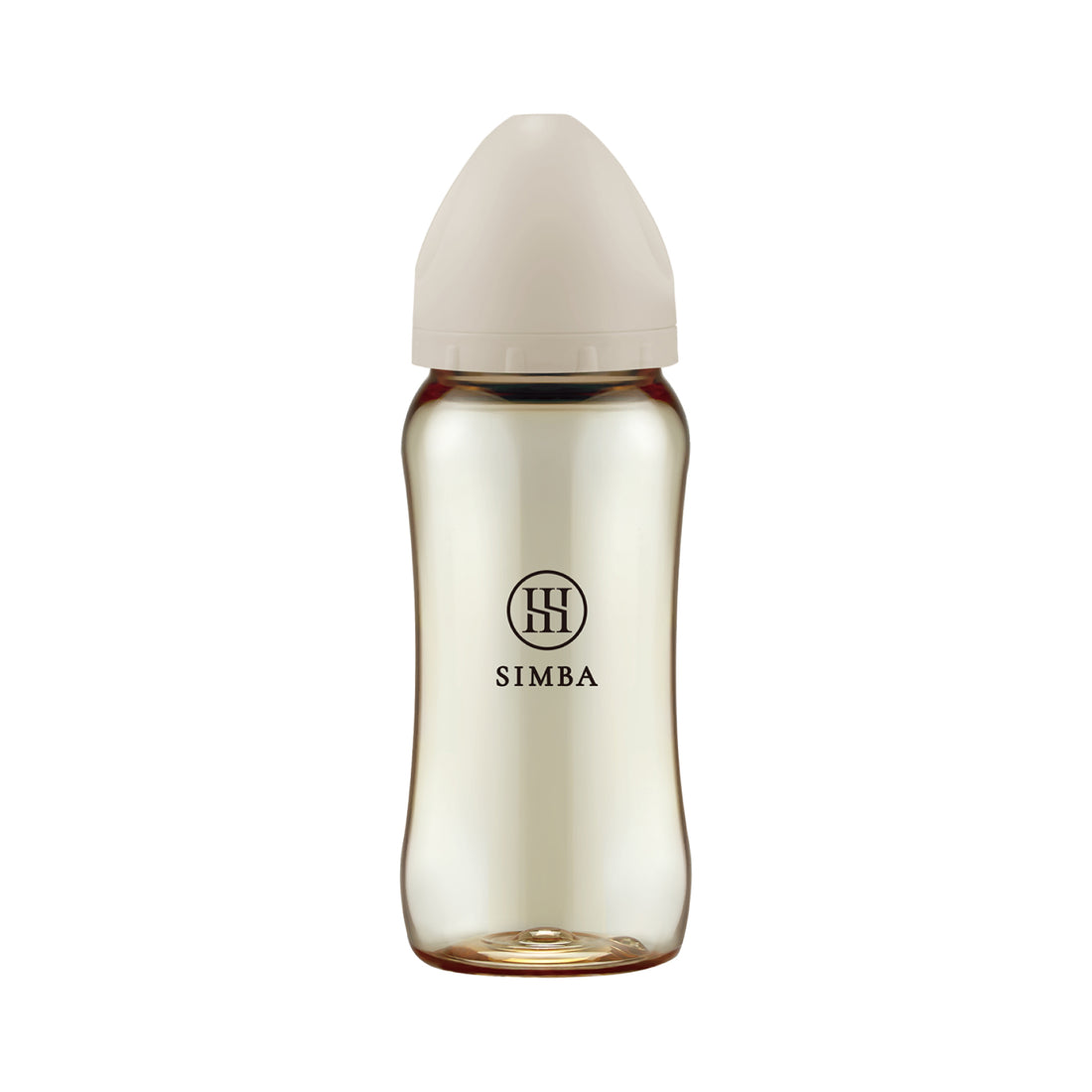 Simba | Allongé PPSU Wide Neck Anti-Colic Feeding Bottle 360ml -Nook【Beige】All Ages (Cross Hole M)