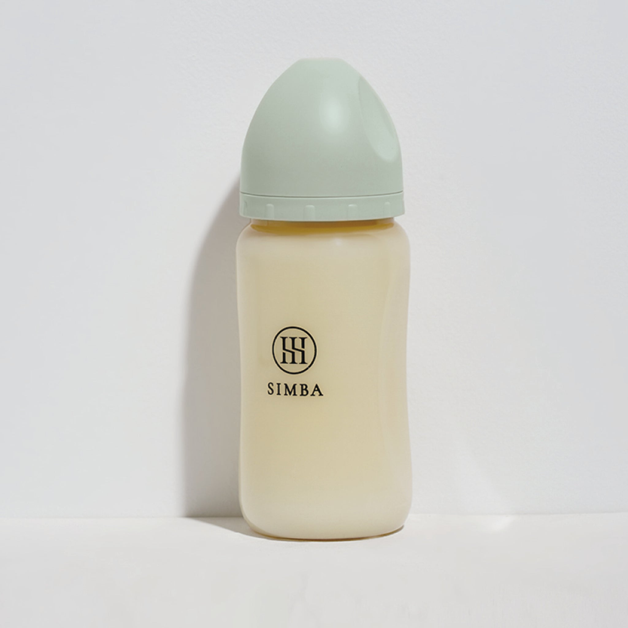 小獅王辛巴｜蘊蜜鉑金PPSU寬口防脹氣奶瓶 270ml－【綠沐】全齡適用（十字孔M）