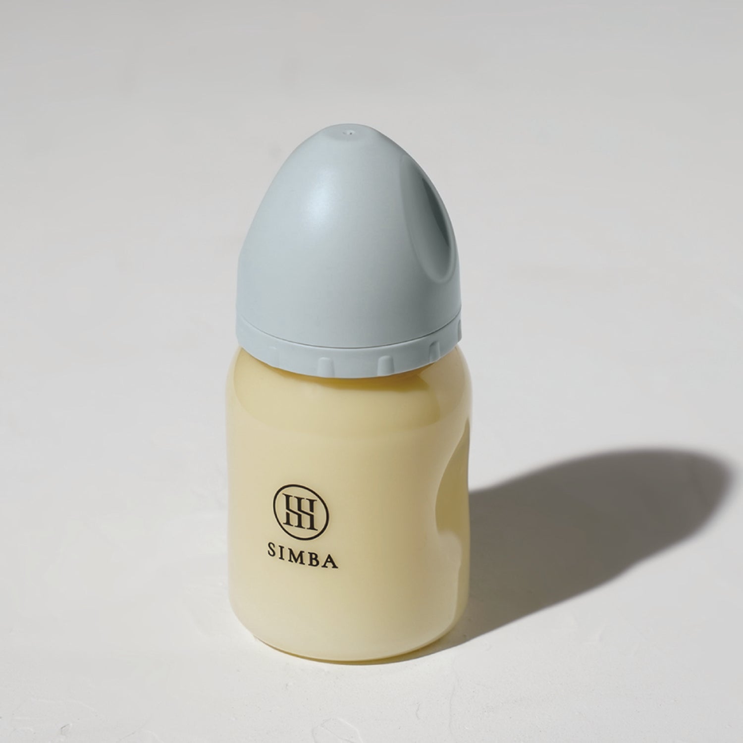 小獅王辛巴｜蘊蜜鉑金PPSU寬口防脹氣奶瓶 200ml－【晨藍】新生兒適用（圓孔S）
