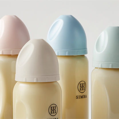 小獅王辛巴｜蘊蜜鉑金PPSU寬口防脹氣奶瓶 200ml－【綠沐】新生兒適用（圓孔S）
