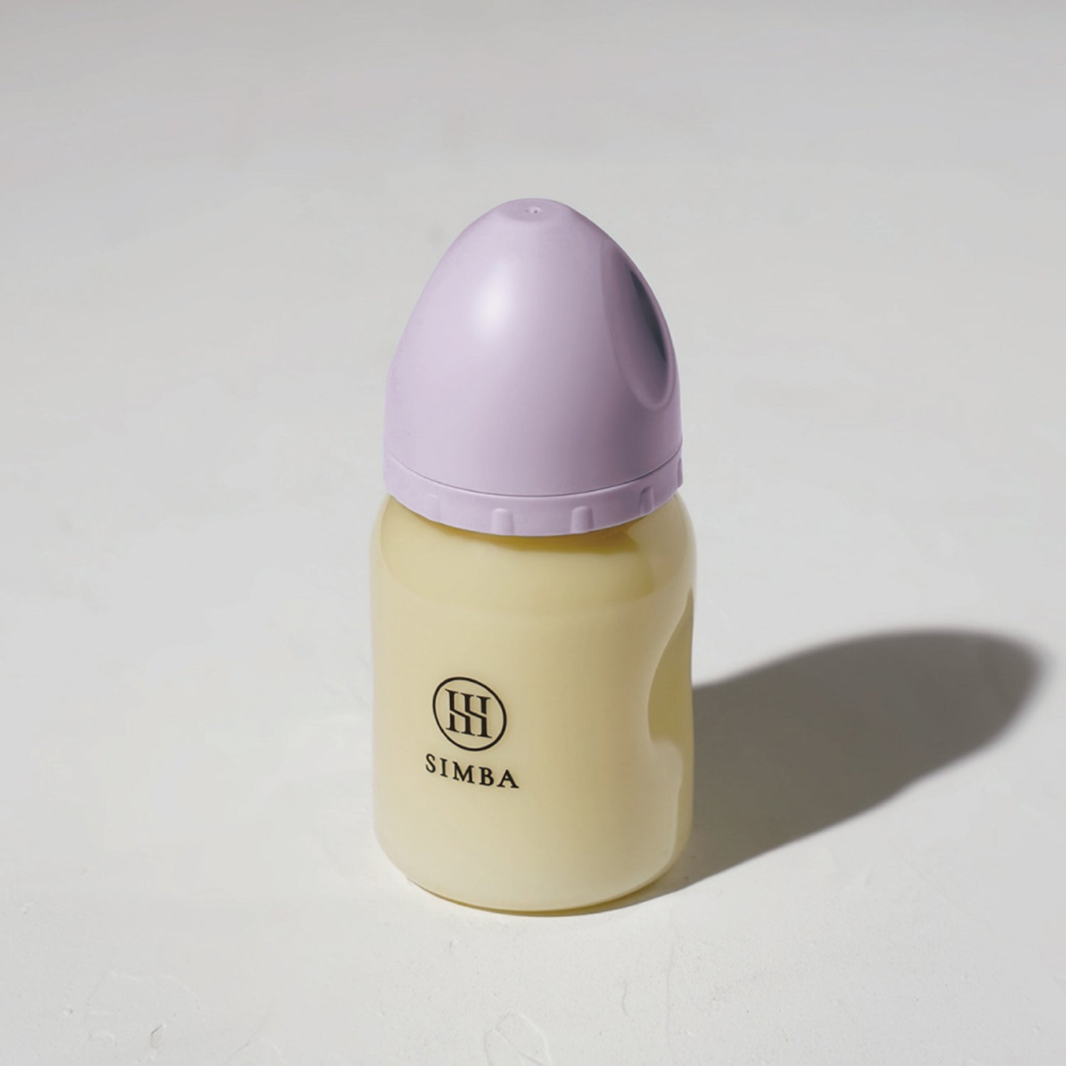 小獅王辛巴｜蘊蜜鉑金PPSU寬口防脹氣奶瓶 200ml－【紫芙】新生兒適用（圓孔S）

