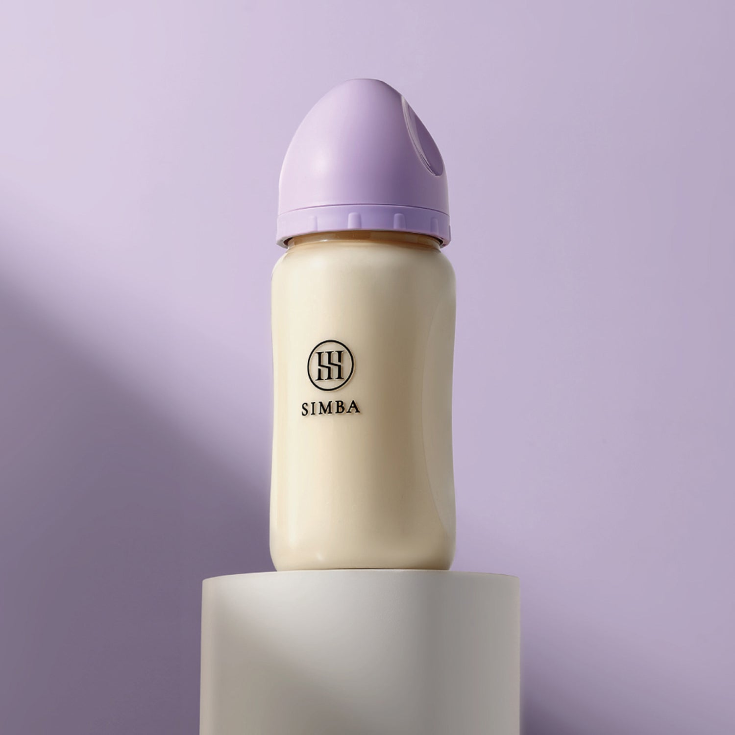 小獅王辛巴｜蘊蜜鉑金PPSU寬口防脹氣奶瓶 270ml－【紫芙】全齡適用（十字孔M）