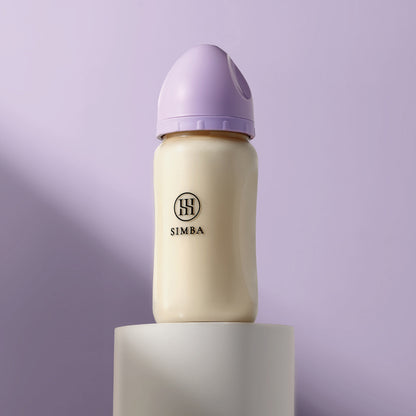 小獅王辛巴｜蘊蜜鉑金PPSU寬口防脹氣奶瓶 270ml－【紫芙】全齡適用（十字孔M）