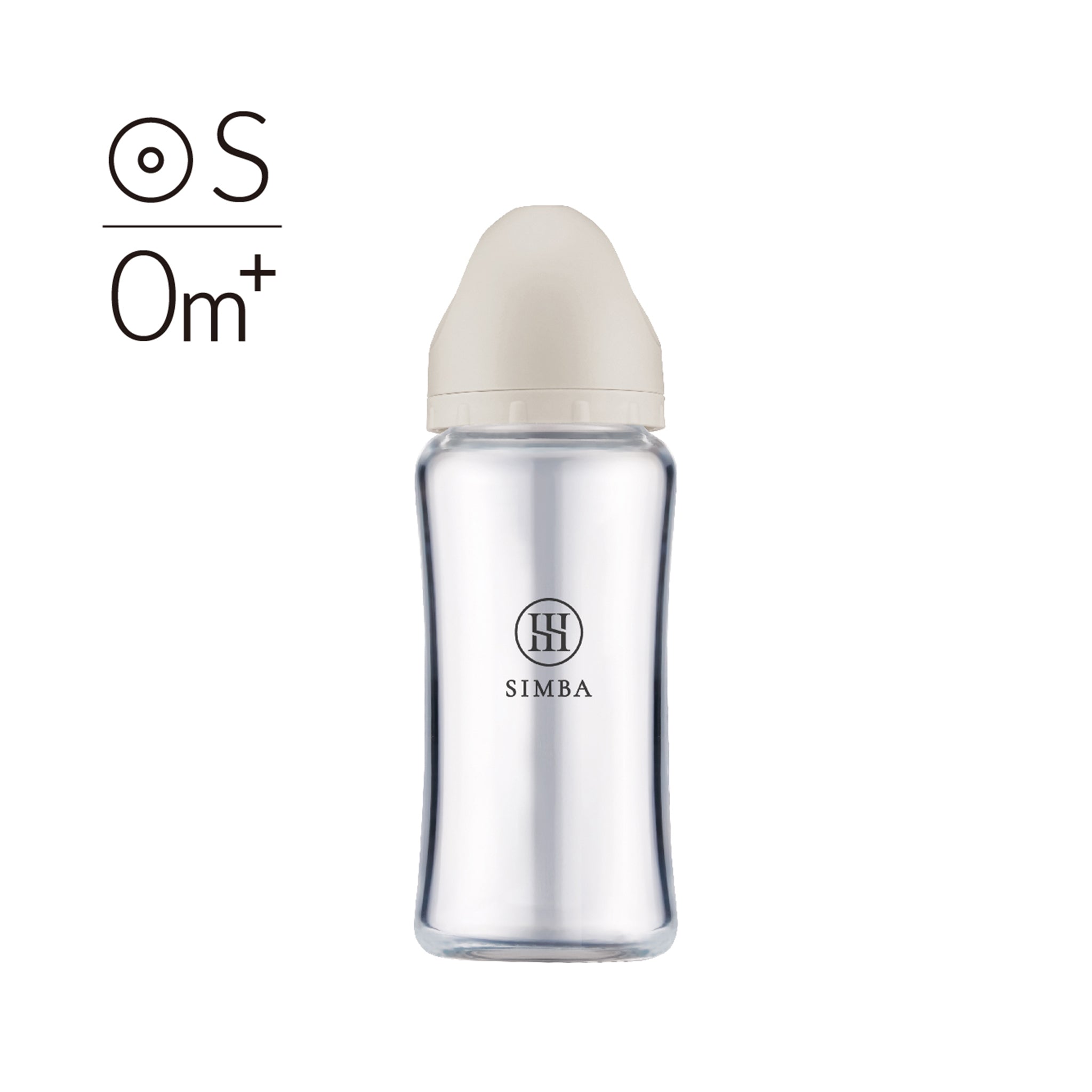 小獅王辛巴 蘊蜜玻璃寬口防脹氣奶瓶 180ml &amp; 270ml【0–3 個月｜S/SS 圓孔奶嘴】
