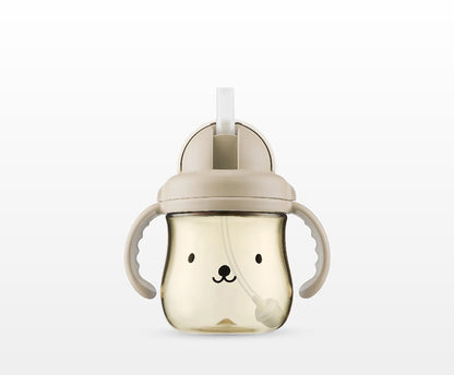 小獅王辛巴 | 好樂飲 PPSU 防漏滑蓋學習水杯 250ml【奶茶色】