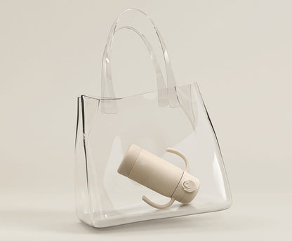 Simba | TEENYLITE Thermal Bottle with Handle &amp; Anti-Splash Straw 330ml -Ciel【Blue】