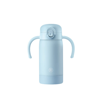 Simba | TEENYLITE Thermal Bottle with Handle &amp; Anti-Splash Straw 330ml -Ciel【Blue】