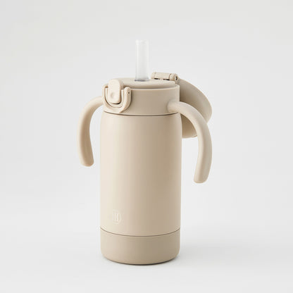 Simba | TEENYLITE Thermal Bottle with Handle &amp; Anti-Splash Straw 330ml -Ciel【Blue】