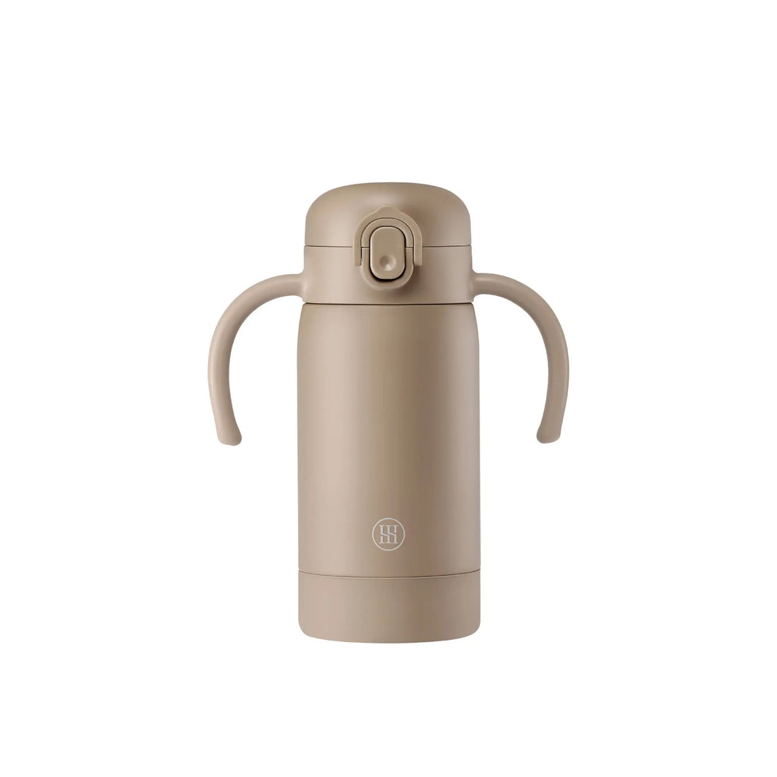 Simba | TEENYLITE Thermal Bottle with Handle & Anti-Splash Straw 330ml -【Mocha Mouse】 Simba