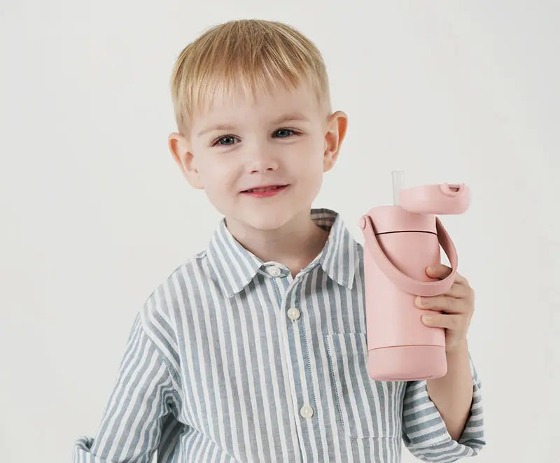 Simba | TEENYLITE Thermal Bottle with Straw 330ml -Blush【Pink】 Simba