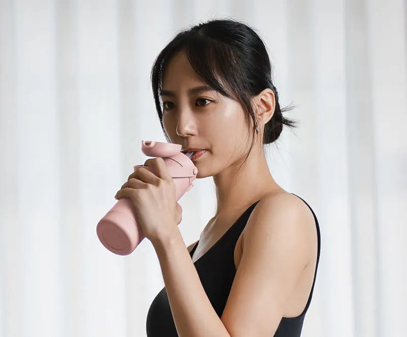 Simba | TEENYLITE Thermal Bottle with Straw 450ml -Blush【Pink】 Simba