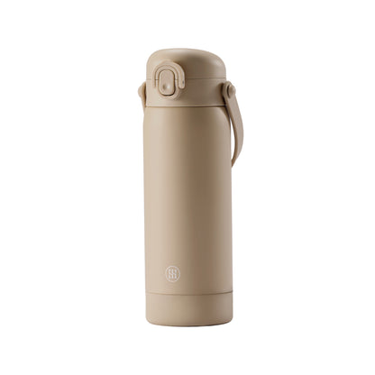 小獅王辛巴 | TEENYLITE 不鏽鋼保溫瓶 -手提吸管型 450ml【焙茶】